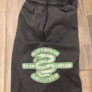 Slytherin Team Captain Gray sweat shorts